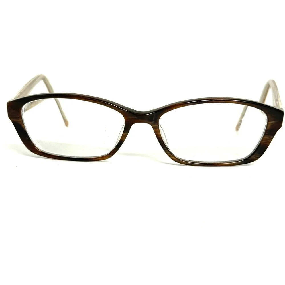 Vera Wang V908 HN Eyeglasses Tortoise Gold Glitter Frames 54-16-140 Womens